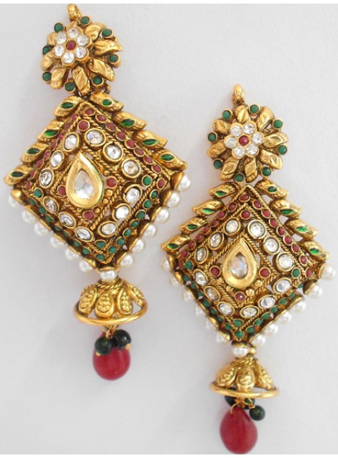 Polki Earrings